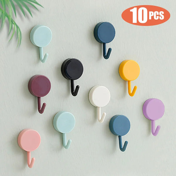 Self-adhesive wall hook